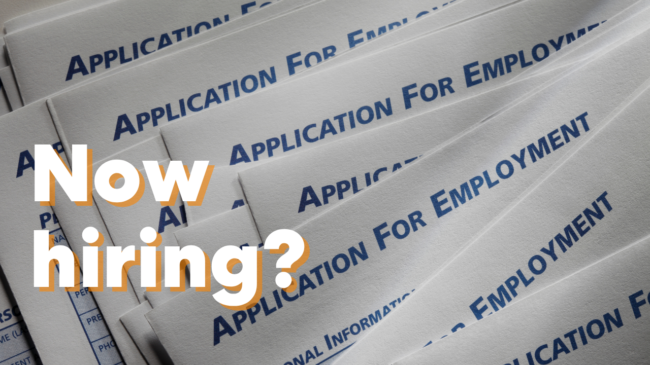 photo of a pile of job applications